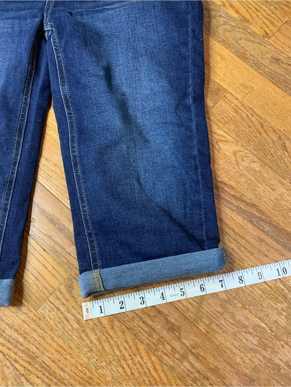 mySTYLE Dark Wash Denim Capris / Crop Jeans - Size 6 - Picture 8 of 8